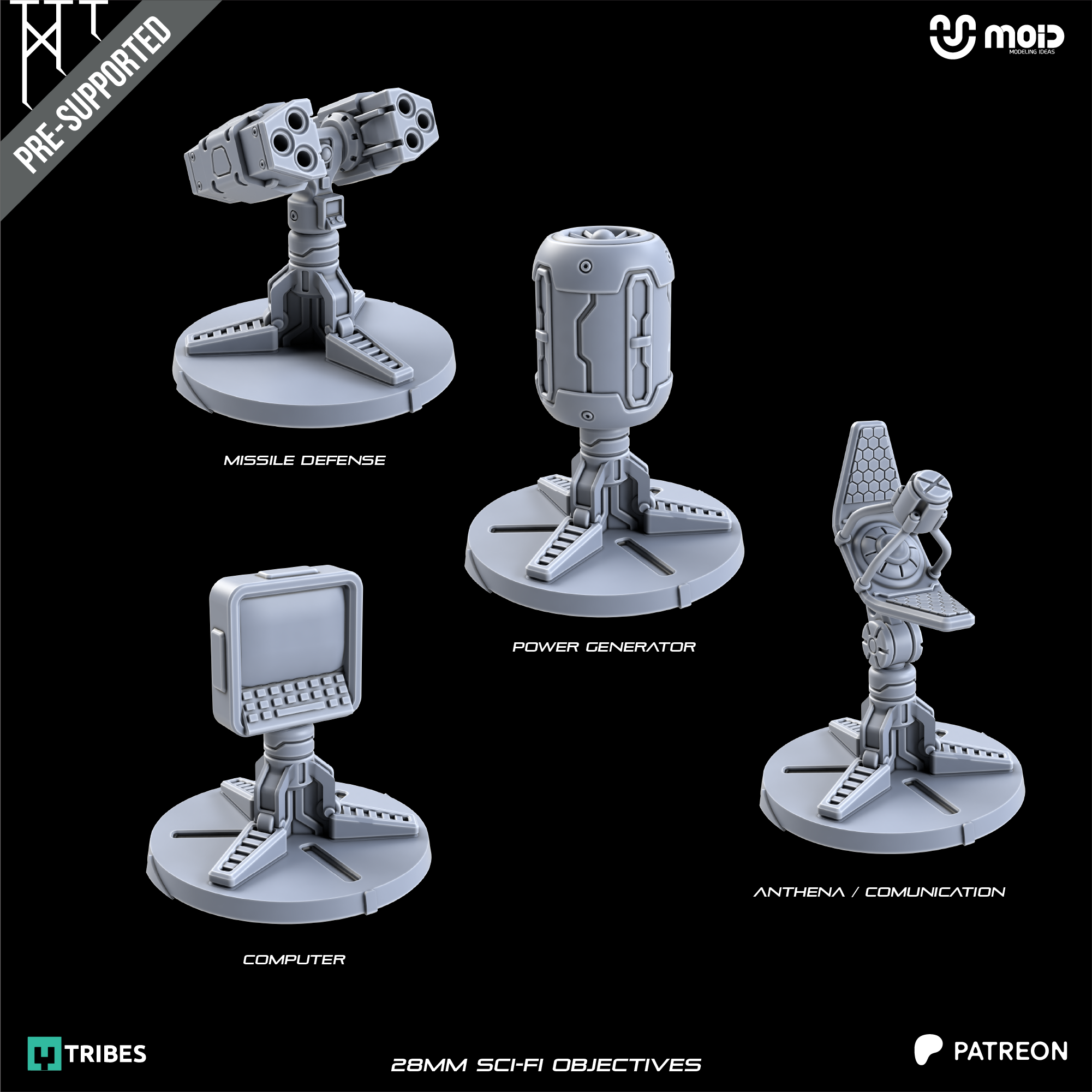 SCIFI OBJECTIVE TOKENS S4 - S6